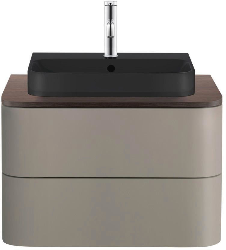 Duravit C.1 Einhebel-Waschtischmischer M mit Zugstange, Schwarz Matt