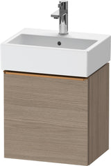 DURAVIT D-Neo Waschtischunterbau 434 mm Eiche Terra Matt, 1 Tür links, wandhängend