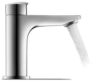 Duravit No.1 Standventil Chrom – Hochwertige Standarmatur mit 90 mm Auslauf