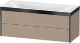 DURAVIT XViu c-bonded Waschtischunterbauset 1200 mm wandhängend mit 2 Schubkästen