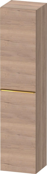 DURAVIT D-Neo Hochschrank 400x360x1760 mm, 1 Tür links, Eiche Schwarz – Matt, Soft-Close