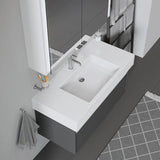 DURAVIT Ketho Waschtischunterbau 1000 mm wandhängend basalt matt mit 1 Auszug