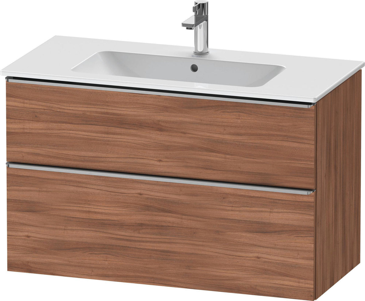 DURAVIT D-Neo Waschtischunterbau 1010 mm Eiche Schwarz mit Bronze Griff
