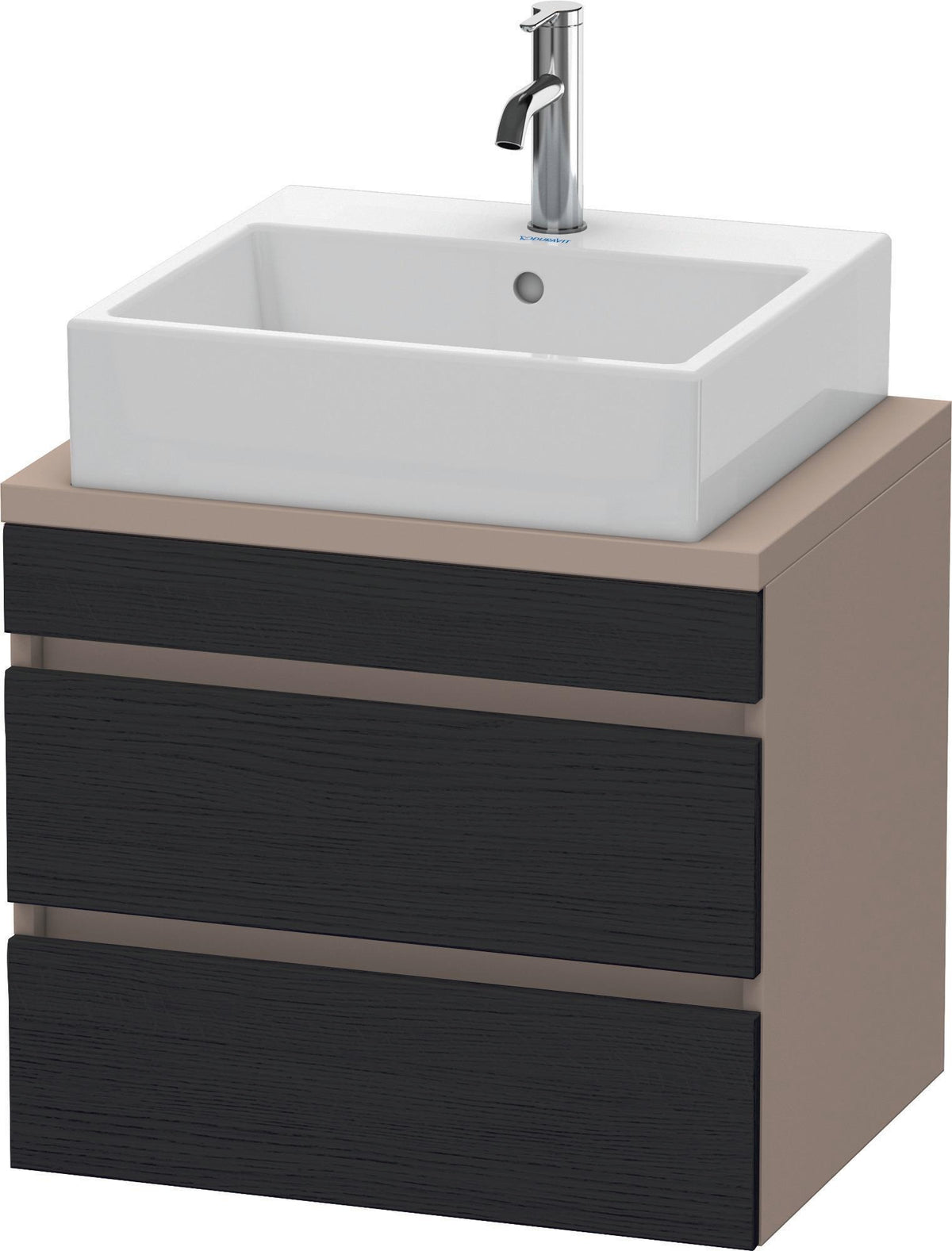DURAVIT DuraStyle Konsolenunterschrank 600 mm betongrau matt mit 2 Schubkästen und Soft-Close