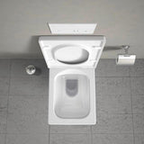 DURAVIT Starck T Bürstengarnitur bodenstehend in Chrom, 80x80x432 mm, Messing verchromt