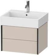 Duravit Waschtischunterbau XVIU 584 mm 2 Schubkästen Strukturmatte s-matt