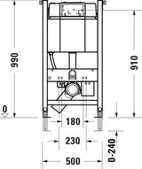 DURAVIT DuraSystem WC-Element Standard 99 cm – Trockenbau Installationssystem