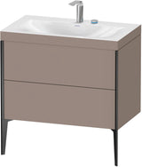 DURAVIT XViu c-bonded Waschtischset 800 mm mit 2 Auszügen, bodenstehend, Soft-Close