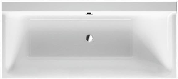 Duravit P3 Comforts Einbau-Badewanne 1700x750 mm Weiß, Ecke rechts, mit Überlauf