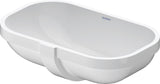Duravit Einbauwaschtisch D-Code 495 mm, Unterbau, mit Überlauf, ohne Hahnloch, weiß