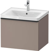 DURAVIT D-Neo Waschtischunterbau 584 mm betongrau matt mit 1 Auszug und Soft-Close
