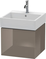 DURAVIT L-Cube Waschtischunterbau 484 mm, 1 Auszug, Weiß Matt, wandhängend, Tip-On