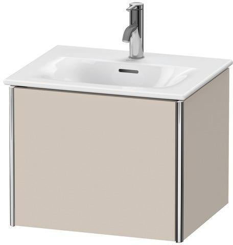 Duravit XSquare Waschtischunterbau 510 mm, 1 Auszug, weiß matt – wandhängend für Viu