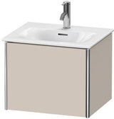 Duravit XSquare Waschtischunterbau 510 mm, 1 Auszug, weiß matt – wandhängend für Viu