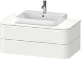 Duravit Happy D.2 Konsolenwaschtischunterbau 1000 mm Taupe Supermatt mit Tip-on und Soft-Close