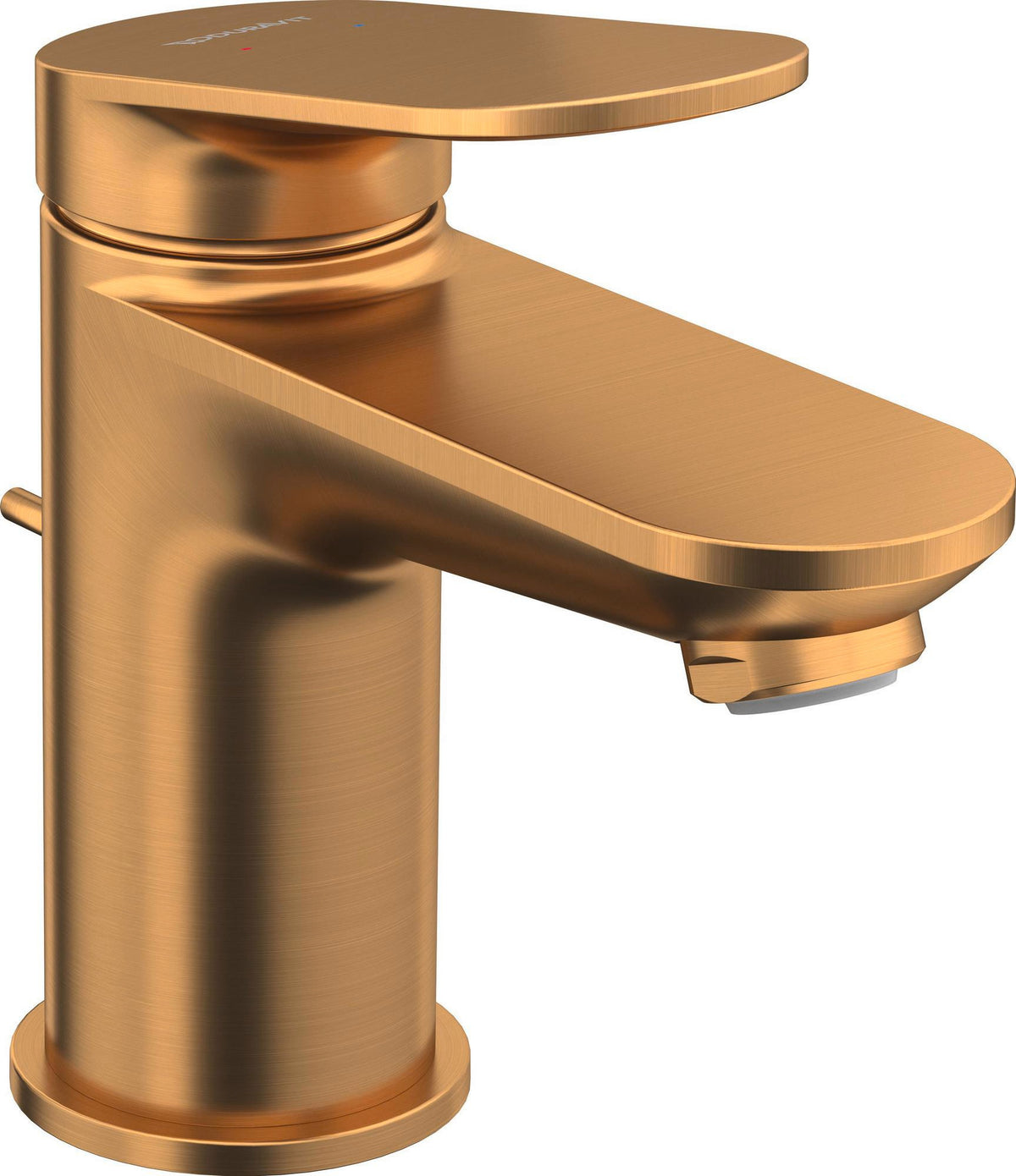 DURAVIT Wave Einhebel-Waschtischmischer S mit Zugstange, Gold Poliert, 95 mm Ausladung