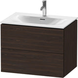 DURAVIT L-Cube Waschtischunterbau wandhängend 720 mm weiß matt mit 2 Schubkästen und Tip-On-Technik