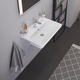 DURAVIT Halbsäule D-Neo weiß – Keramik, wandhängend, 280 x 175 x 290 mm