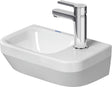 DURAVIT DuraStyle Handwaschbecken 360x220mm, 1 Hahnloch rechts, ohne Überlauf, weiß