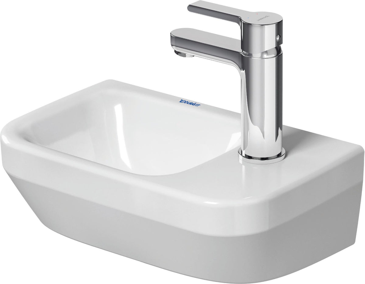 DURAVIT DuraStyle Handwaschbecken 360x220mm, 1 Hahnloch rechts, ohne Überlauf, weiß