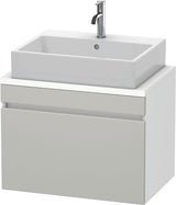 DURAVIT DuraStyle Konsolenunterschrank 700 mm betongrau matt mit Soft-Close-Auszug