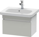 DURAVIT DuraStyle Waschtischunterbau wandhängend 580 mm betongrau matt mit Soft-Close-Auszug