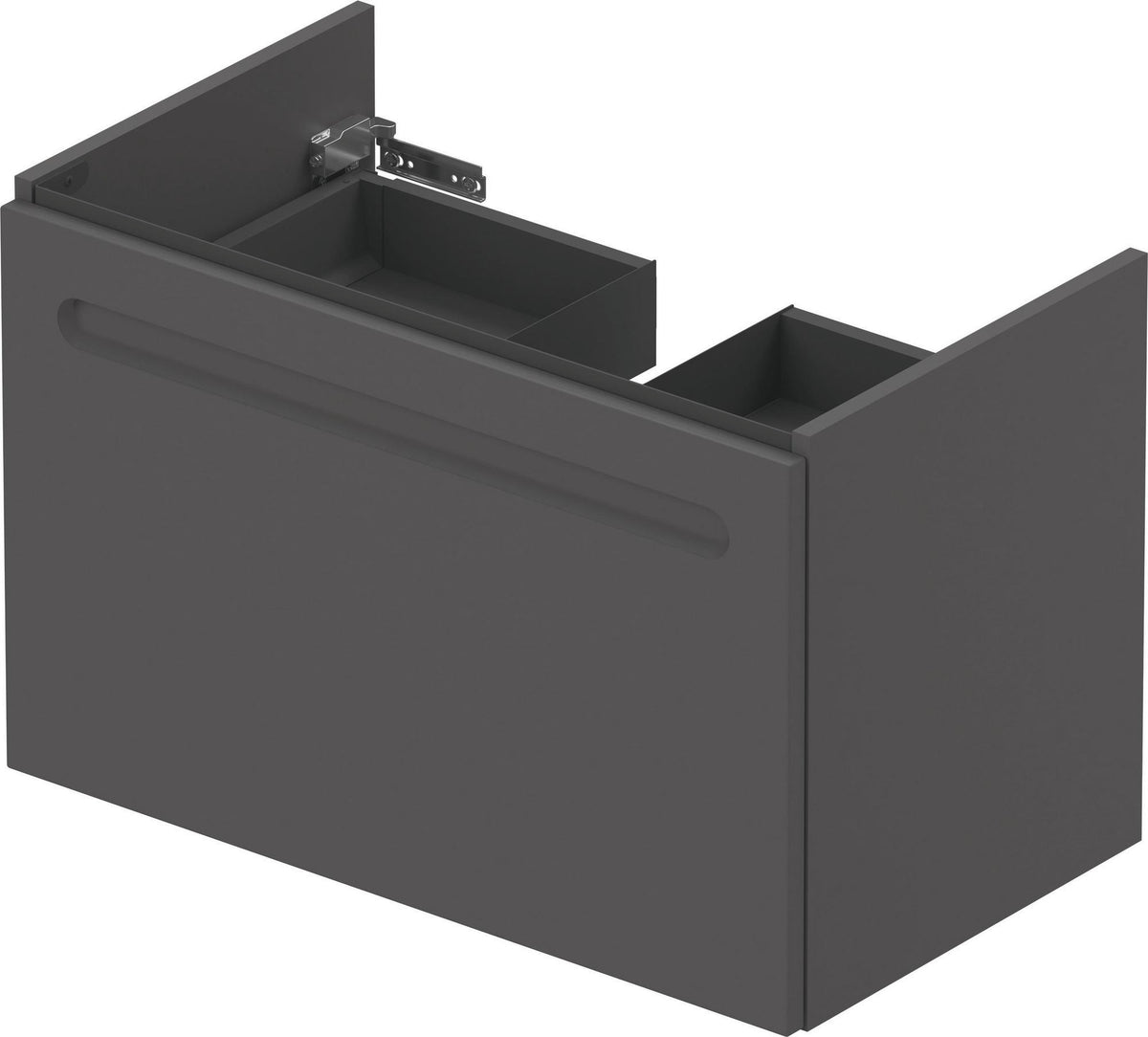 Duravit No.1 Waschtischunterbau 740 mm wandhängend mit 1 Auszug und Soft-Close in Weiß Matt