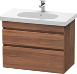 DURAVIT DuraStyle Waschtischunterbau 800 mm wandhängend, 2 Schubkästen, weiß matt – mit Soft-Close
