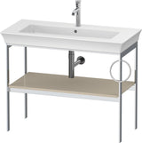 DURAVIT White Tulip Metallkonsole 984 mm Taupe Hochglanz von Philippe Starck