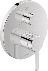 DURAVIT C.1 Einhebel-Wannenmischer Unterputz mit Keramikmischsystem in Schwarz Matt