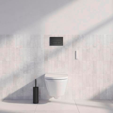 DURAVIT DuraSystem Betätigungsplatte Beta 100 Dual Flush Aufgesetzt Schwarz Matt