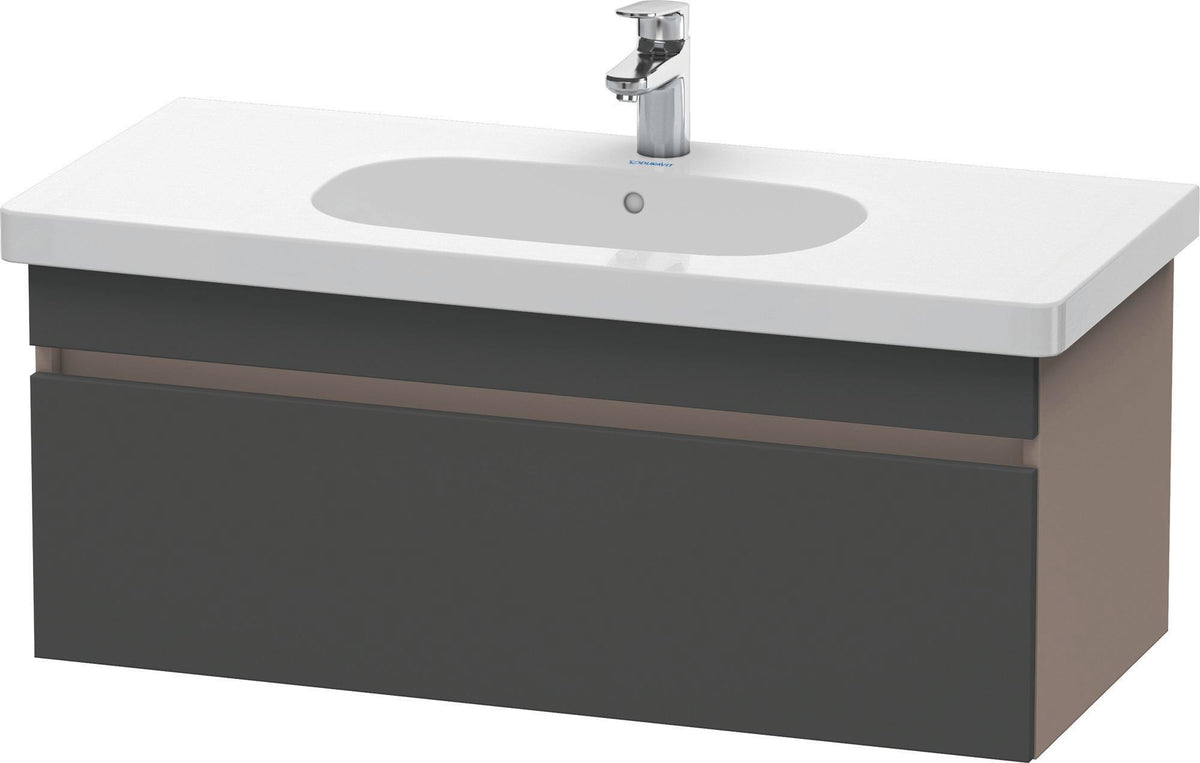 DURAVIT DuraStyle Waschtischunterbau 1000 mm wandhängend mit 1 Auszug und Soft-Close in Weiß Matt