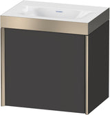 Duravit XViu c-bonded Waschtischunterschrank 460 mm, 1 Tür, Anthrazit – Wandhängend