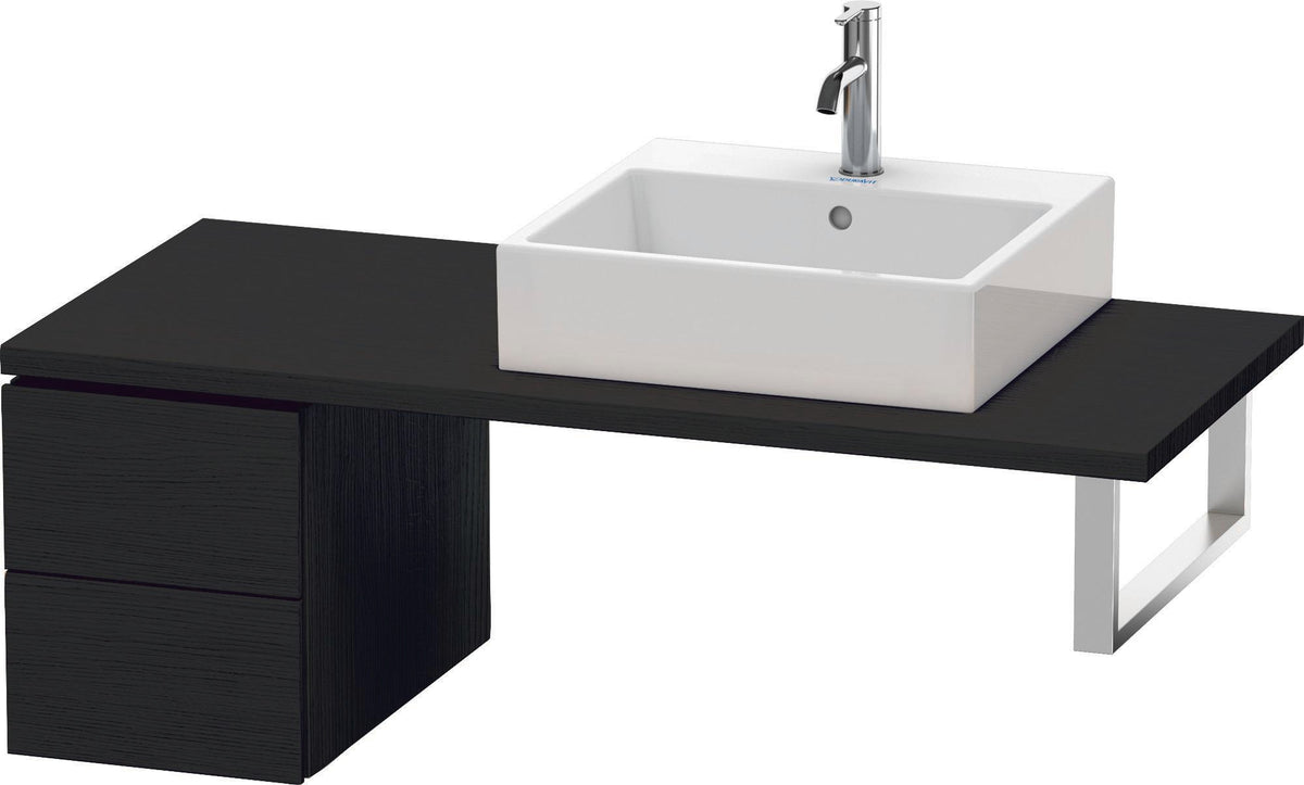 DURAVIT L-Cube Unterschrank 400x320x548mm Weiß Matt mit 2 Schubkästen und Tip-on-Technik