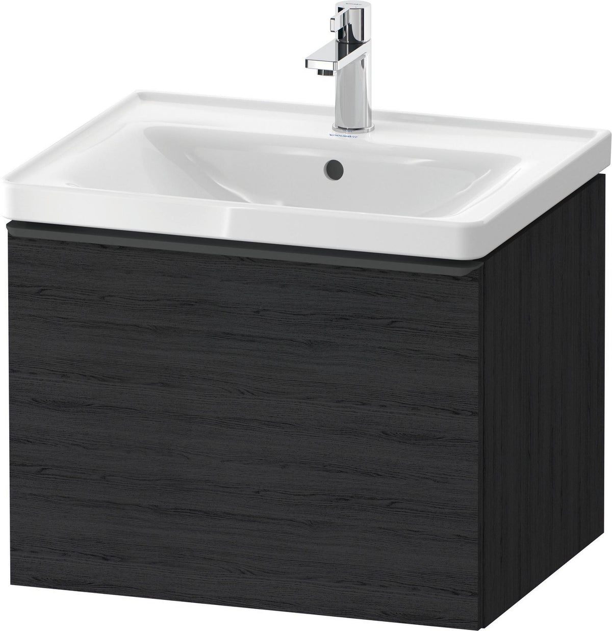 DURAVIT D-Neo Waschtischunterbau 584 mm betongrau matt mit 1 Auszug und Soft-Close