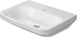 DURAVIT DuraStyle Waschtisch 600 mm weiß, ohne Hahnloch & Überlauf, wandhängend