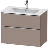 Duravit D-Neo Waschtischunterbau 810 mm betongrau matt mit Soft-Close-Auszug