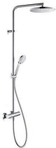 Duravit Duschsystem B.1 mit Brausethermostat, chrom Hochglanz, Kopf- und Handbrause