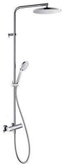Duravit Duschsystem B.1 mit Brausethermostat, chrom Hochglanz, Kopf- und Handbrause