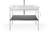 DURAVIT White Tulip Möbelwaschtisch 1050 mm Weiß mit Überlauf und WonderGliss