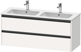 DURAVIT Ketho.2 Waschtischunterbau 1280 mm betongrau matt mit 2 Schubkästen und Soft-Close