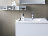 DURAVIT L-Cube Regalelement 800 mm, 3 Fächer, betongrau matt, wandhängend