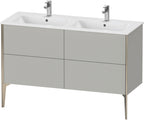 betongrau matt / Spanplatte / Ausz.champagner