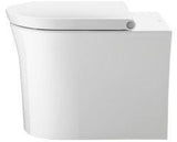DURAVIT Stand-WC White Tulip 580 mm spülrandlos, Abgang waagerecht, weiß