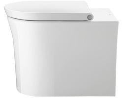 DURAVIT Stand-WC White Tulip 580 mm spülrandlos, Abgang waagerecht, weiß