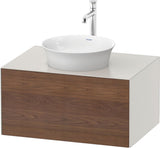 DURAVIT White Tulip Waschtischunterbau 800 mm, 1 Auszug, LED-Beleuchtung, anthrazit
