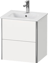 Duravit XSquare Waschtischunterbau wandhängend, 2 Schubkästen, Weiß Matt