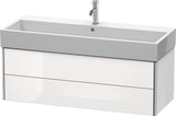 Duravit XSquare Waschtischunterbau 1184 mm mit 2 Schubkästen in Steingrau matt