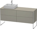 steingrau seidenmatt / Mitteldichte Faserplatte (MDF) / grau