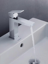 DURAVIT Manhattan Einhebel-Waschtischmischer M mit Zugstange Chrom – Keramikmischsystem